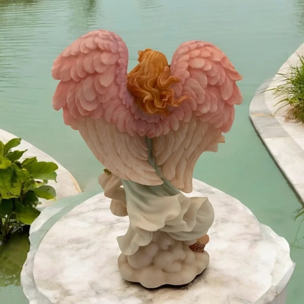 Roman Seraphim Angel Chelsea, Summer’s Delight, 1996 Limited Ed., Rare Figurine - Picture 3 of 9